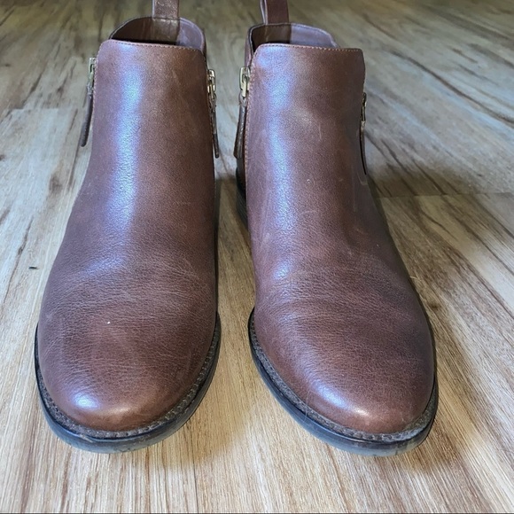 MICHAEL Kors Chelsea bootie. Brown double zip. - Picture 3 of 6